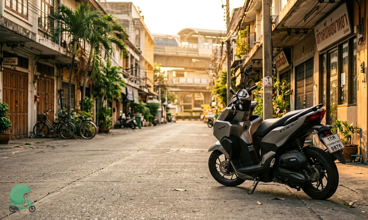 Ready to rent a scooter in Bangkok