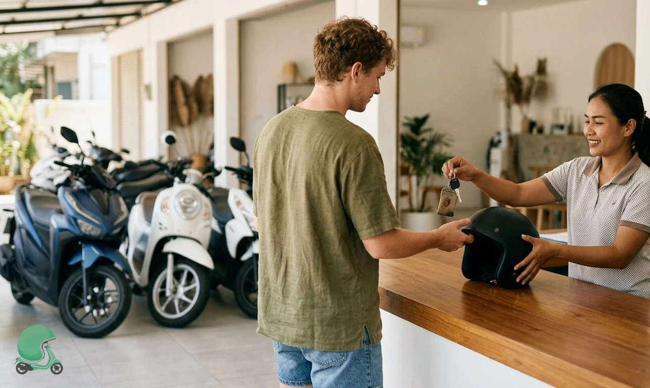 First Time Renting a Scooter in Thailand