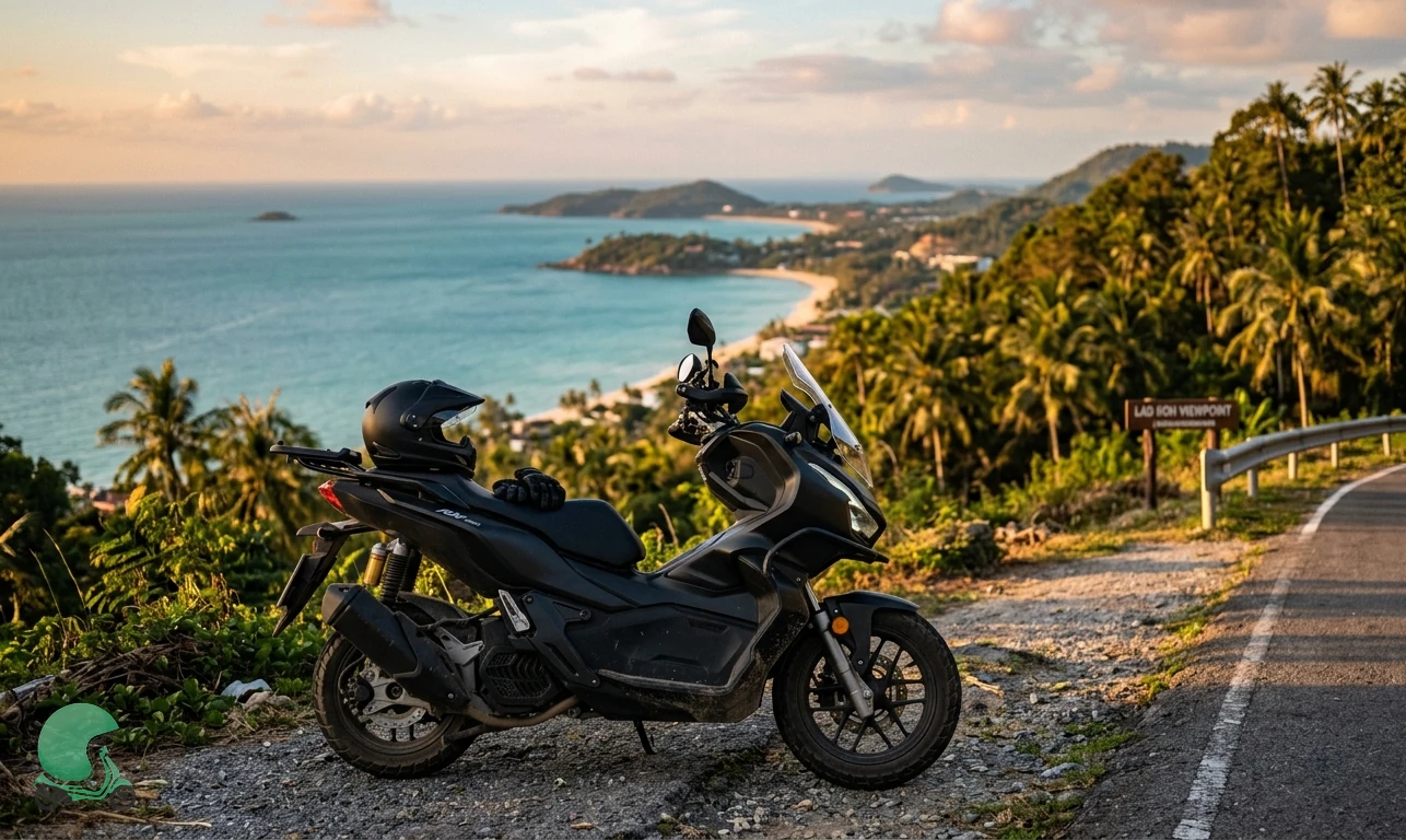 Ready to ride the Honda ADV 160 in Koh Samui