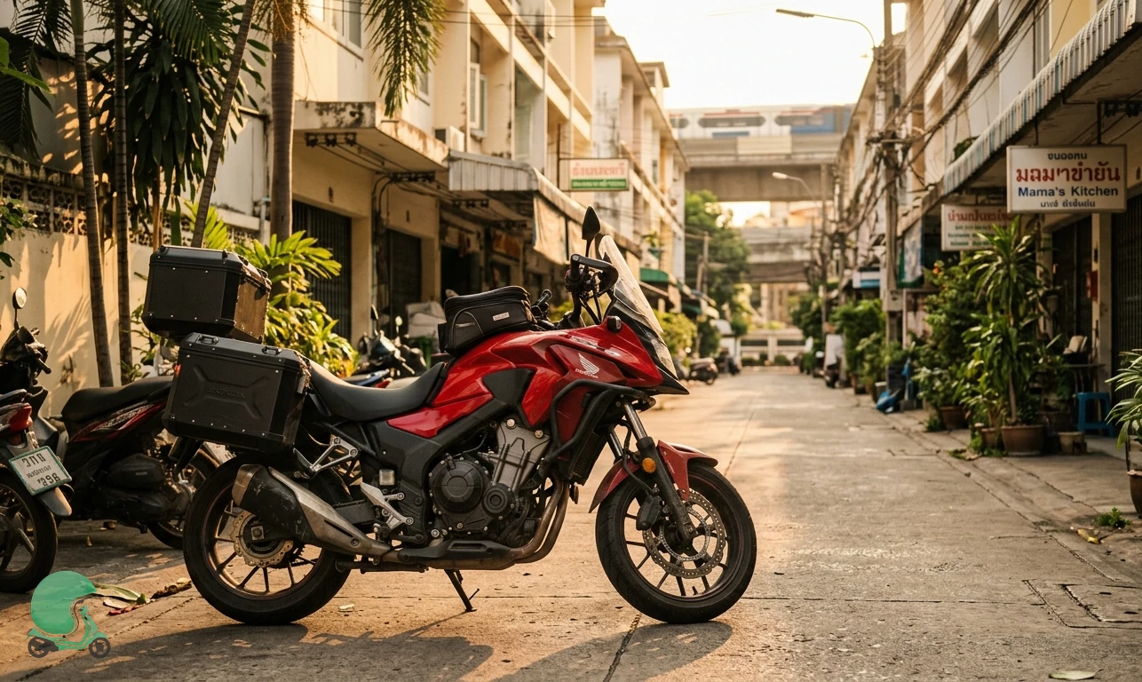Ready to ride the Honda CB500X in Bangkok