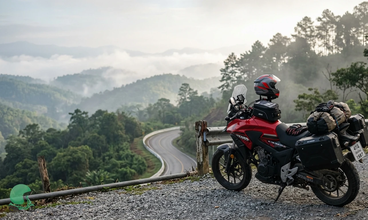 Ready to ride the Honda CB500X in Chiang Mai