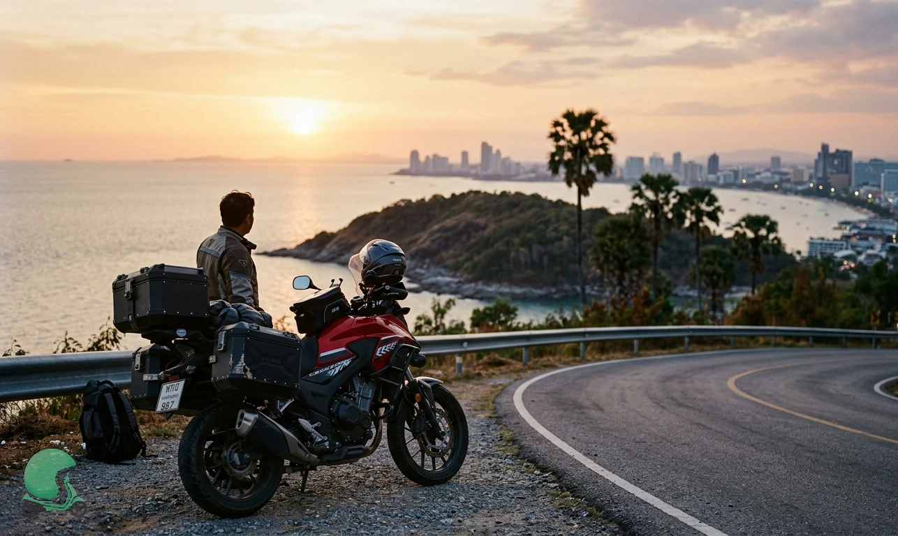 Ready to ride the Honda CB500X in Pattaya
