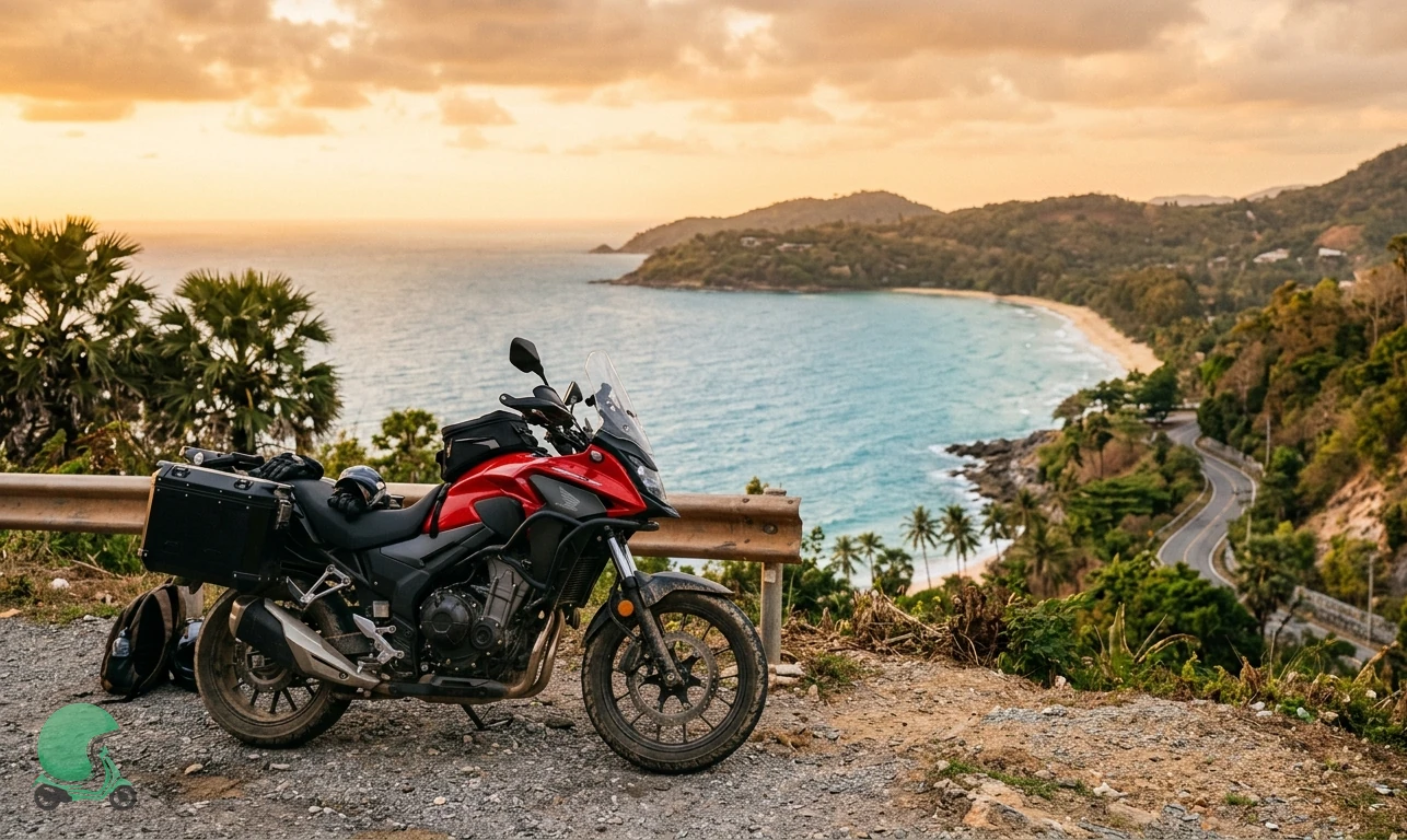 Ready to ride the Honda CB500X in Phuket