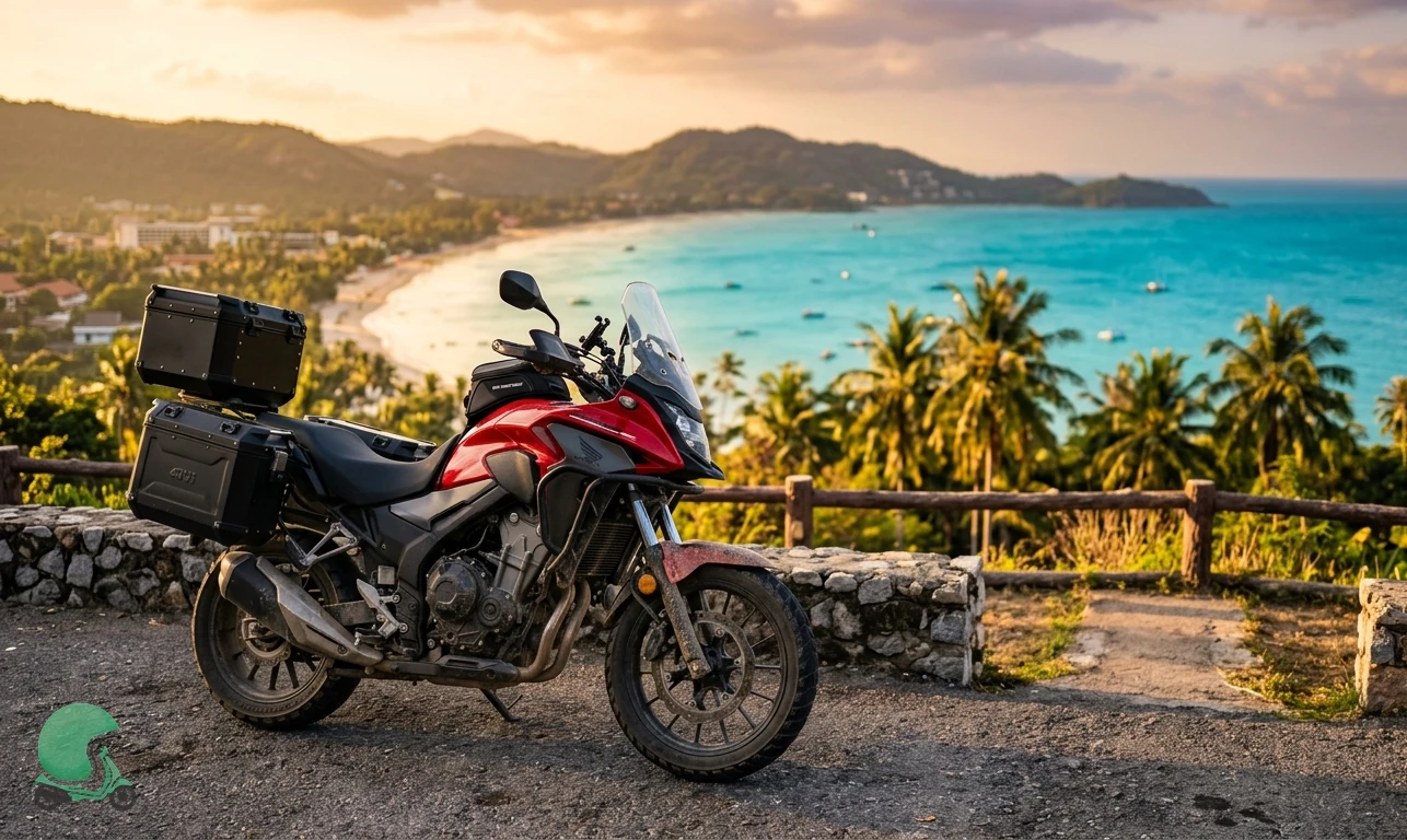 Ready to ride the Honda CB500X in Koh Samui