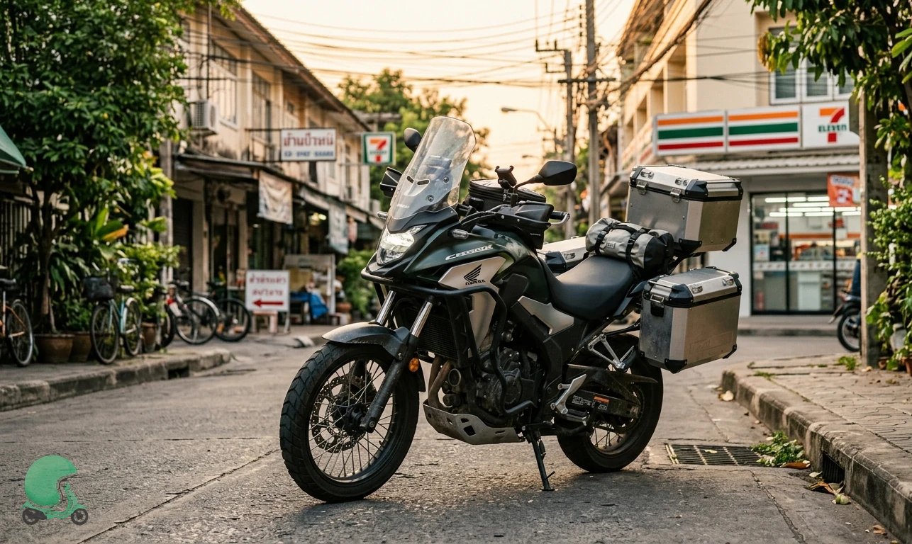 Honda CB500X motorcycle for rent in Bangkok