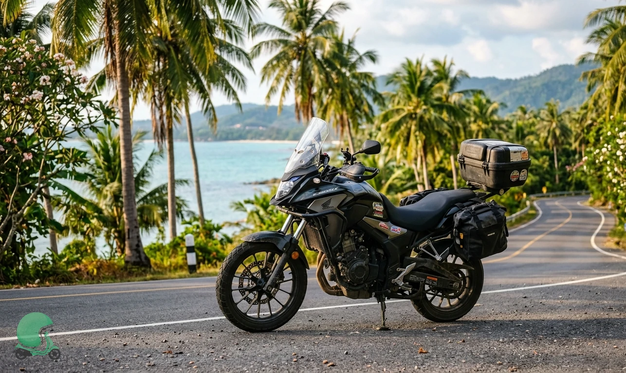 Honda CB500X motorcycle for rent in Koh Samui