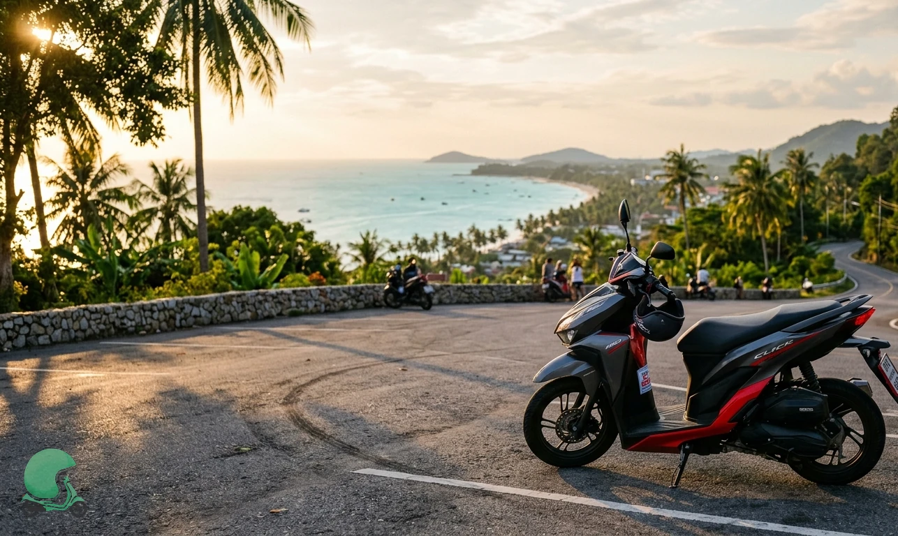 Ready to ride the Honda Click 160 in Koh Samui