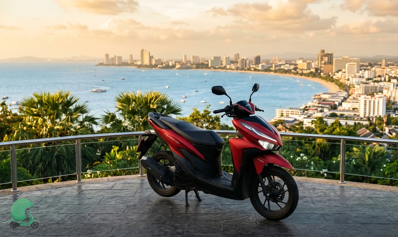Honda Click 160 scooter for rent in Pattaya