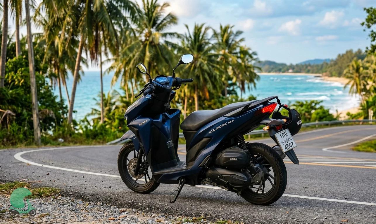Honda Click 160 scooter for rent in Koh Samui