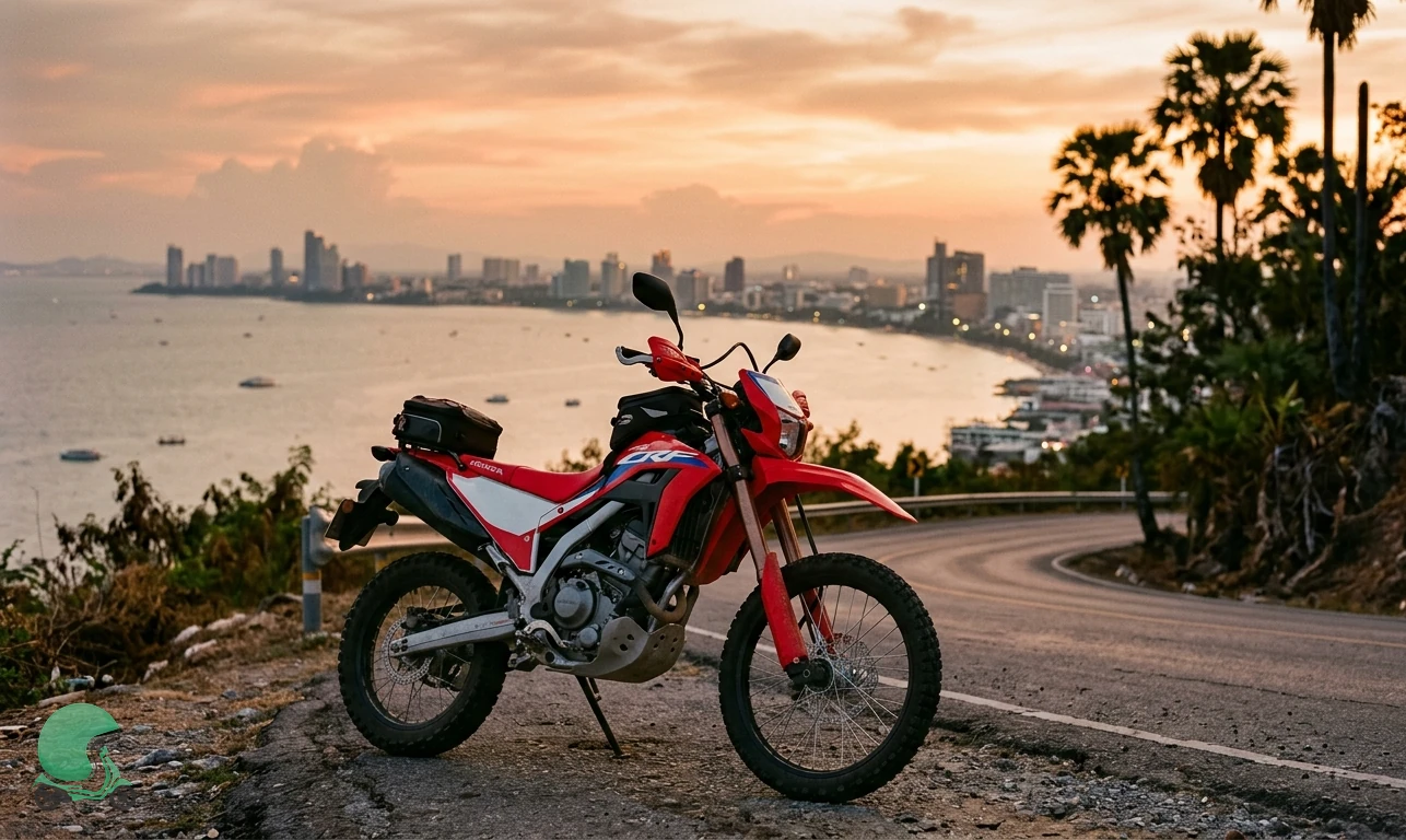 Ready to ride the Honda CRF 300L in Pattaya