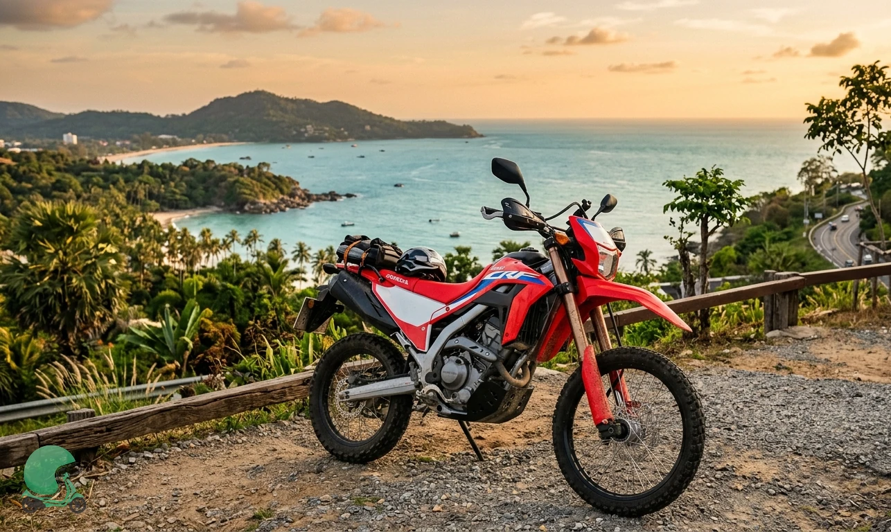Ready to ride the Honda CRF 300L in Phuket