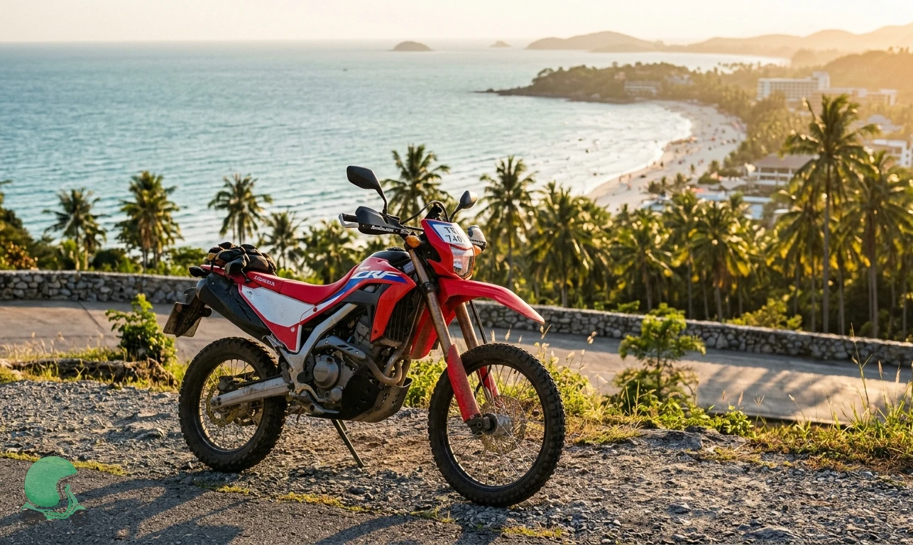 Ready to ride the Honda CRF 300L in Koh Samui