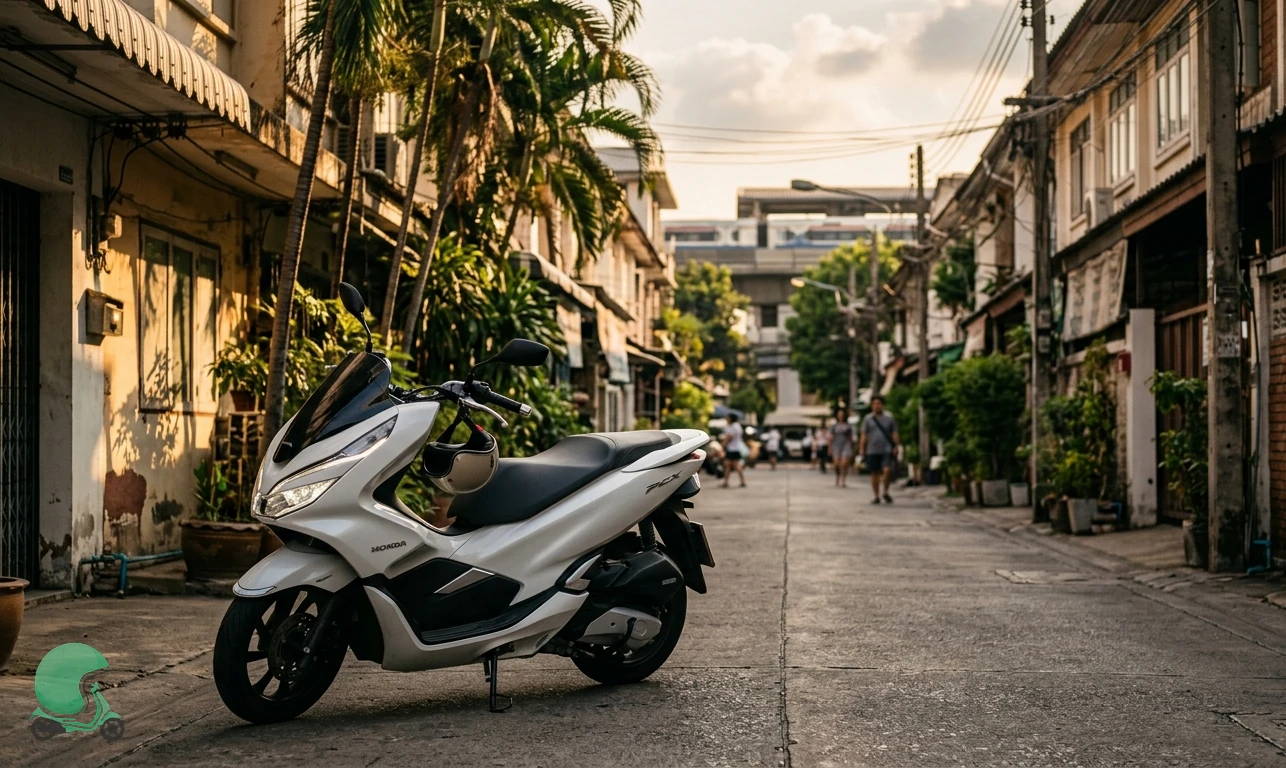 Ready to ride the Honda PCX 160 in Bangkok