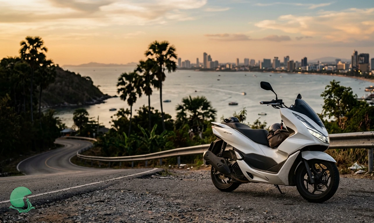 Ready to ride the Honda PCX 160 in Pattaya