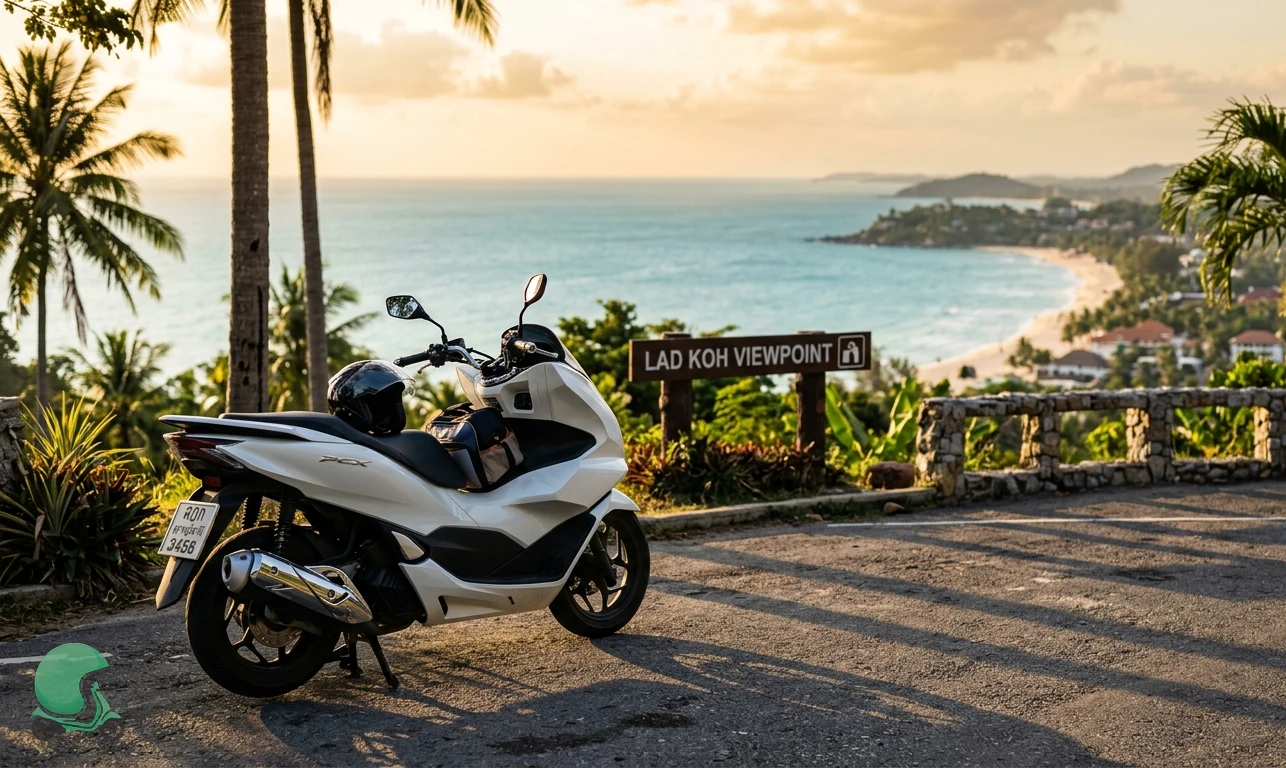 Ready to ride the Honda PCX 160 in Koh Samui