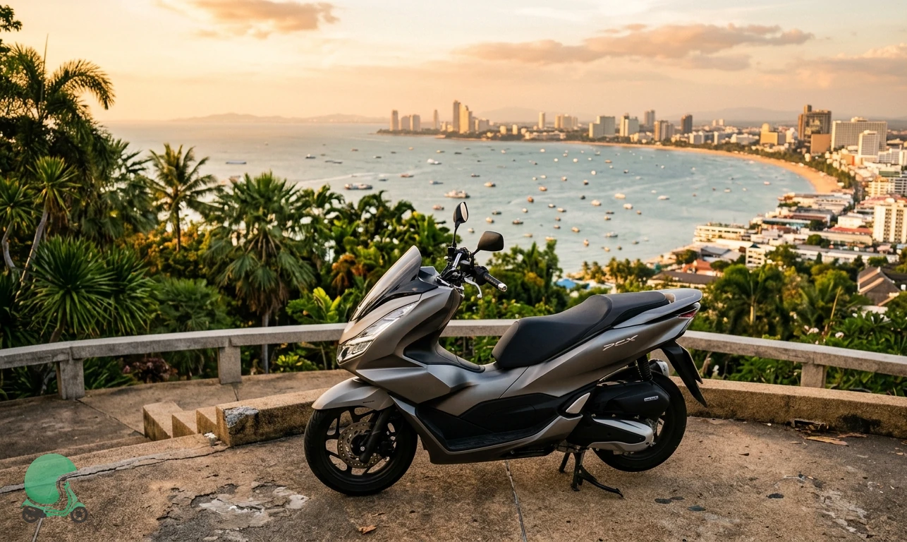 Honda PCX 160 scooter for rent in Pattaya
