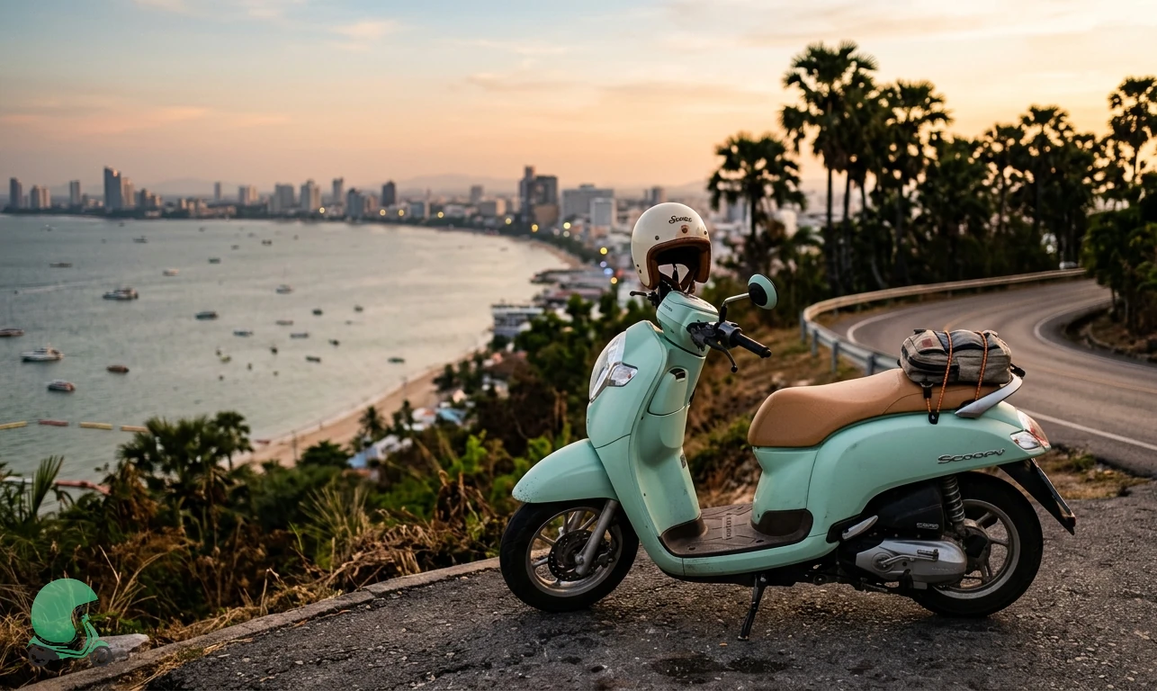 Ready to ride the Honda Scoopy in Pattaya