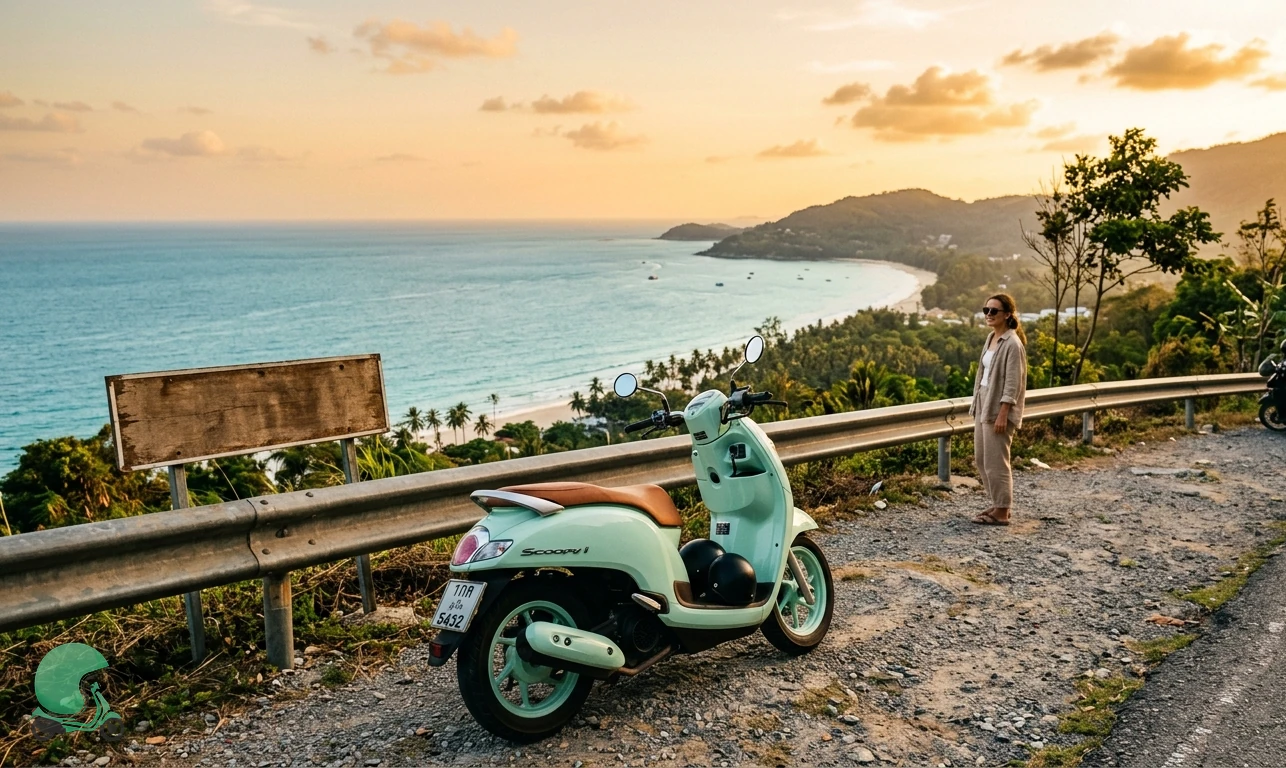 Ready to ride the Honda Scoopy in Phuket