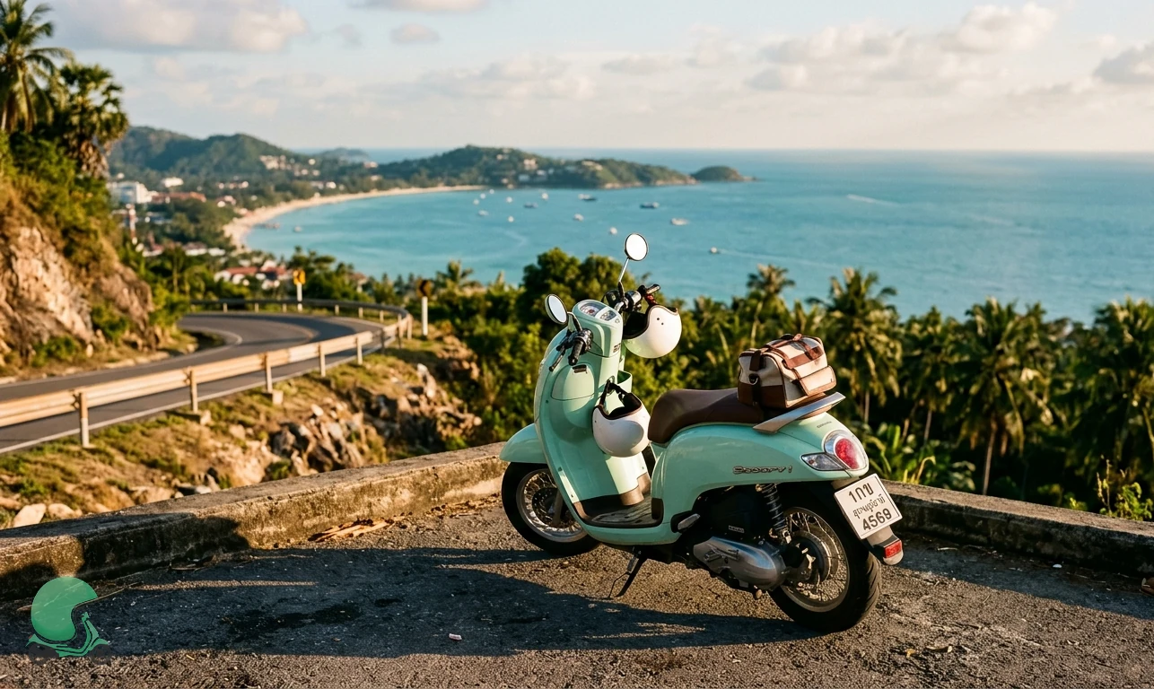Ready to ride the Honda Scoopy in Koh Samui