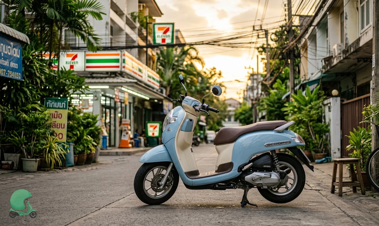 Honda Scoopy scooter for rent in Bangkok