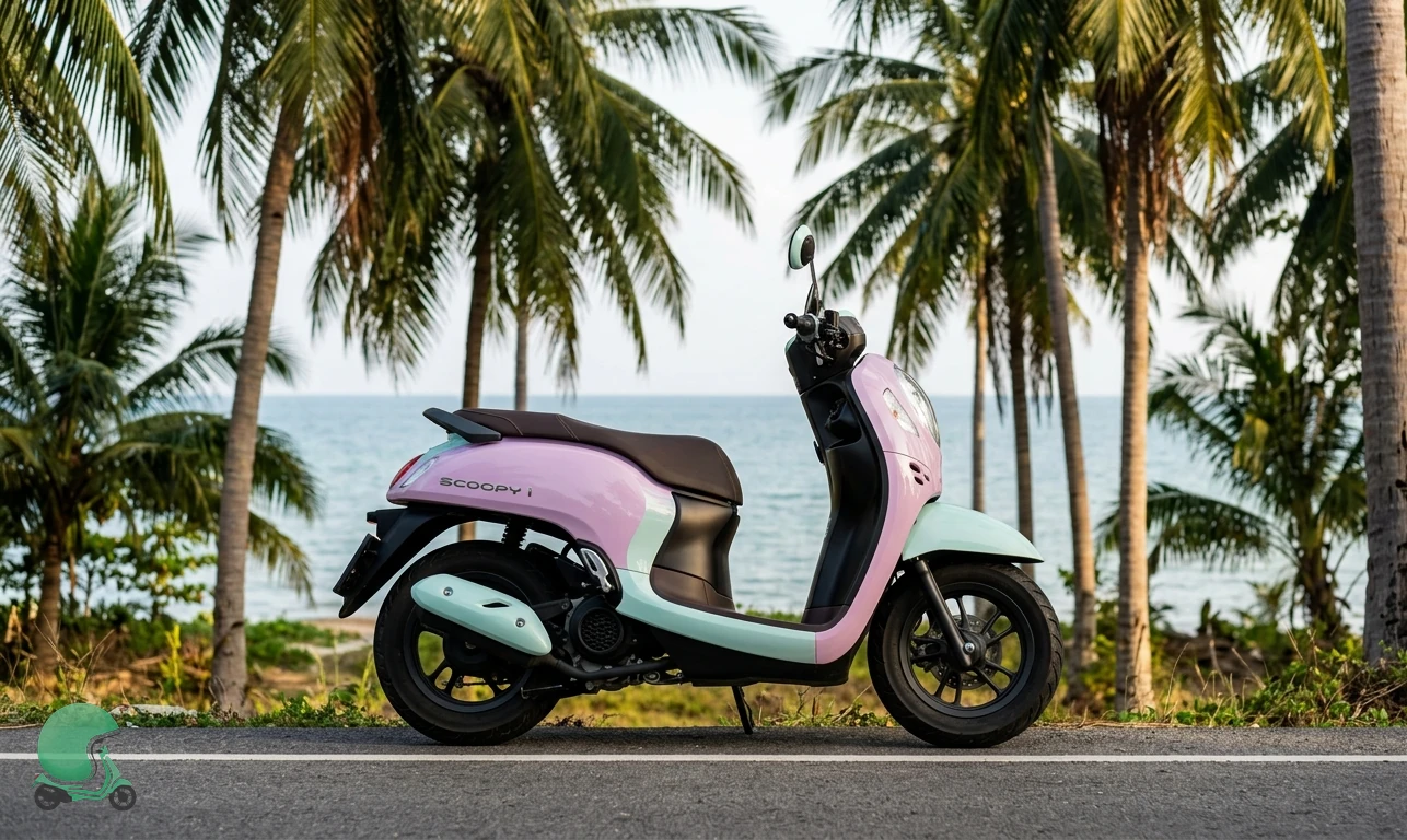 Honda Scoopy scooter for rent in Koh Samui