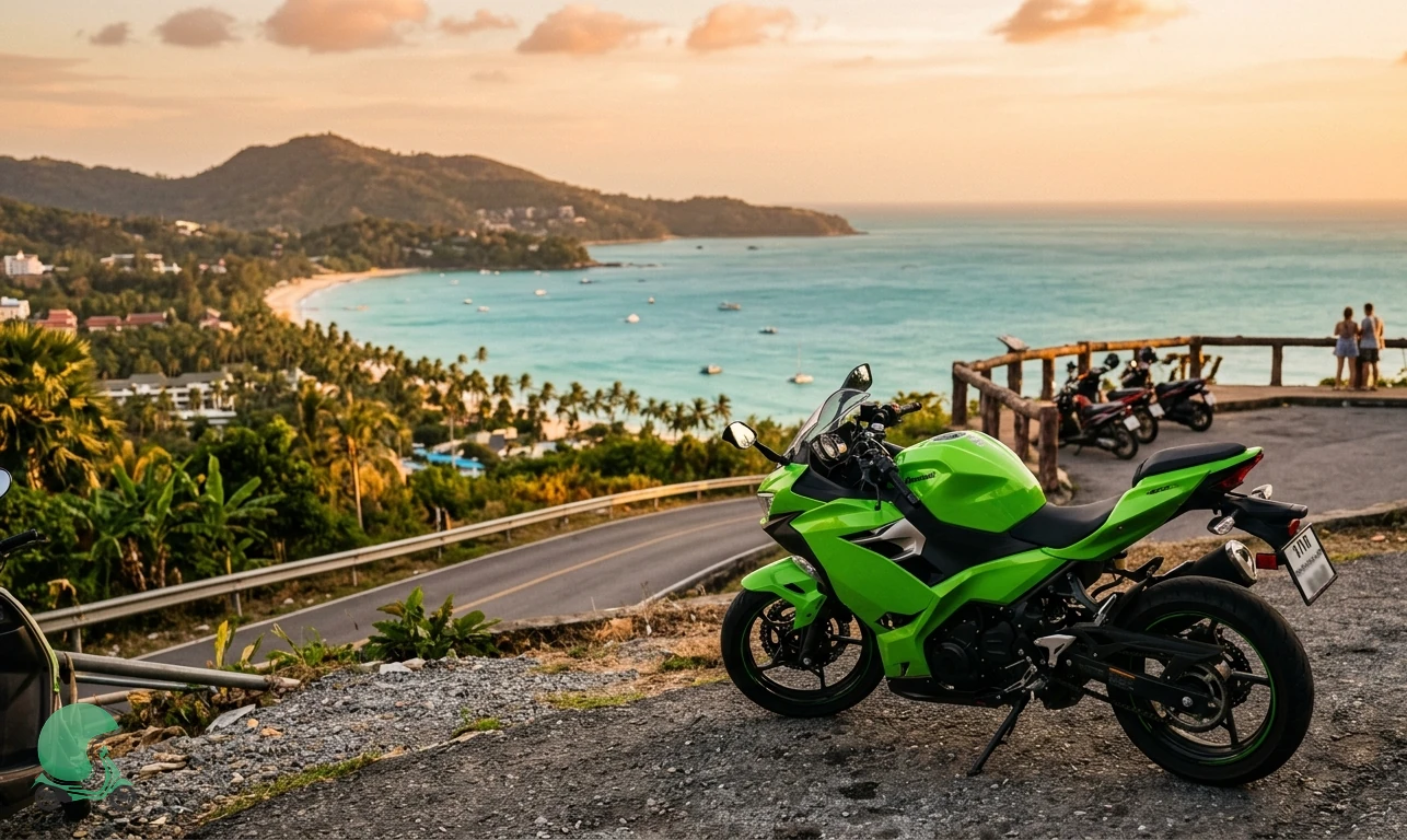 Ready to ride the Kawasaki Ninja 400 in Phuket