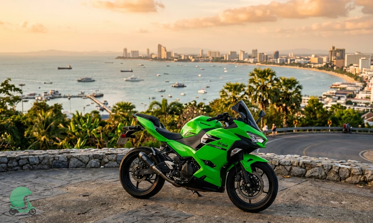 Kawasaki Ninja 400 motorcycle for rent in Pattaya