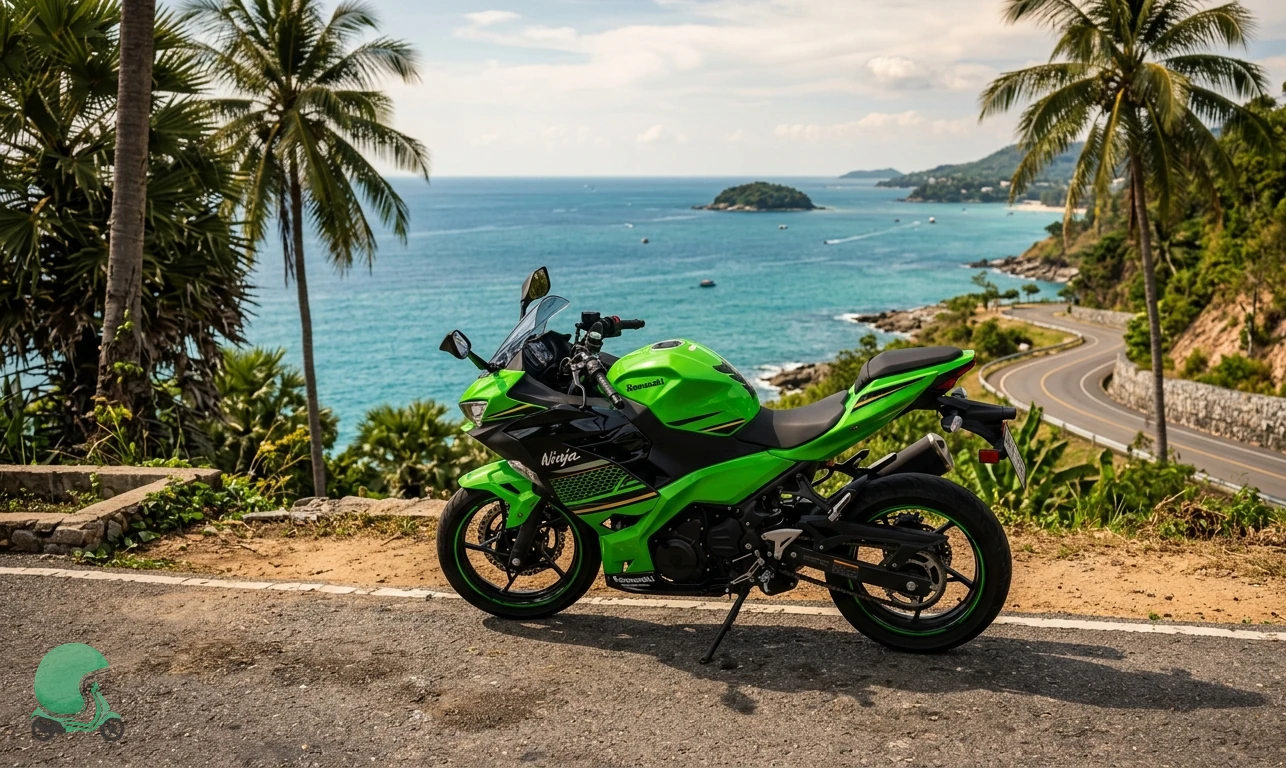 Kawasaki Ninja 400 motorcycle for rent in Phuket