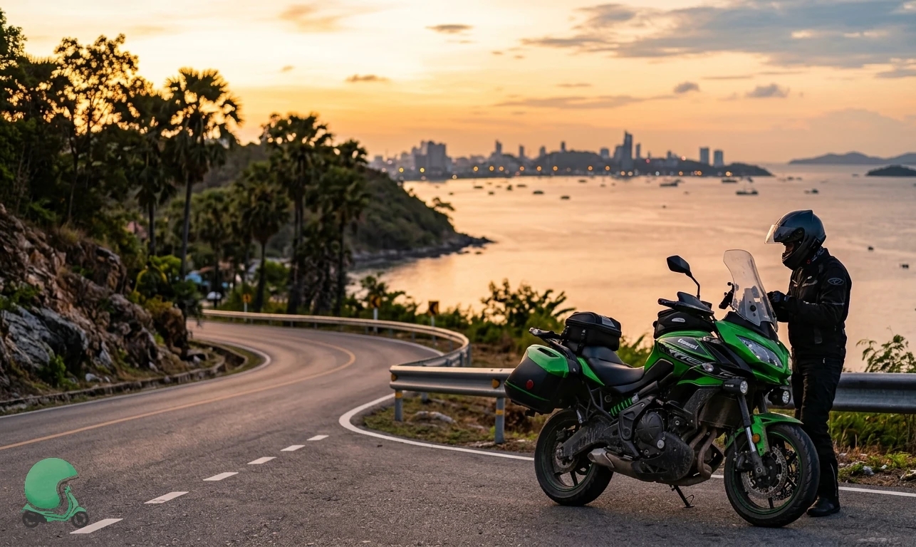 Ready to ride the Kawasaki Versys 650 in Pattaya