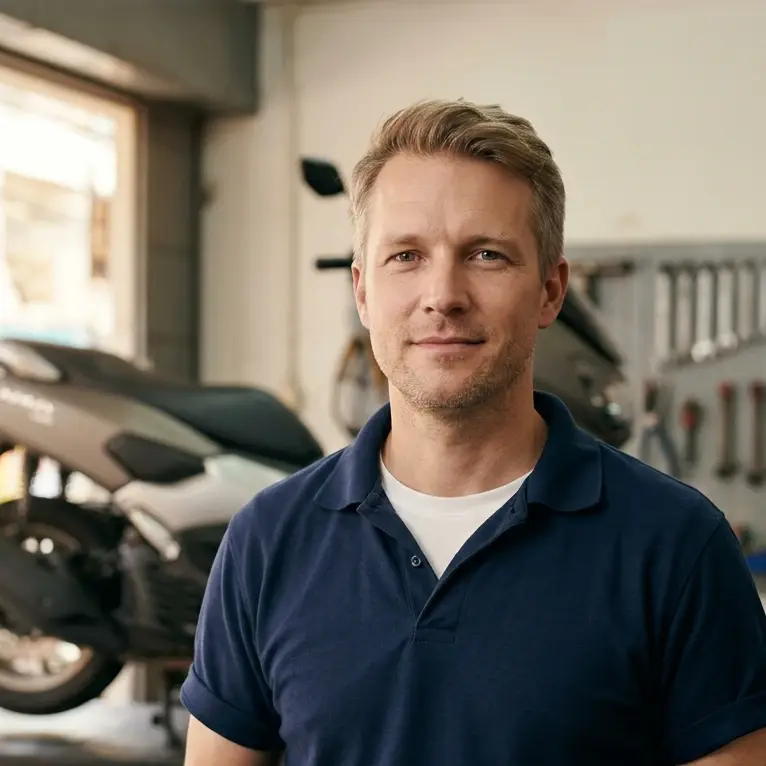 Klaus Weber, Senior Scooter Technician & Reviewer
