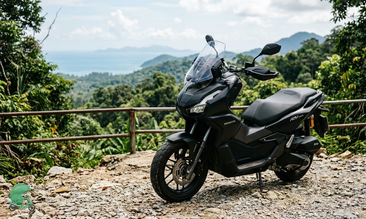 Koh Phangan's Hills on a Honda ADV 160
