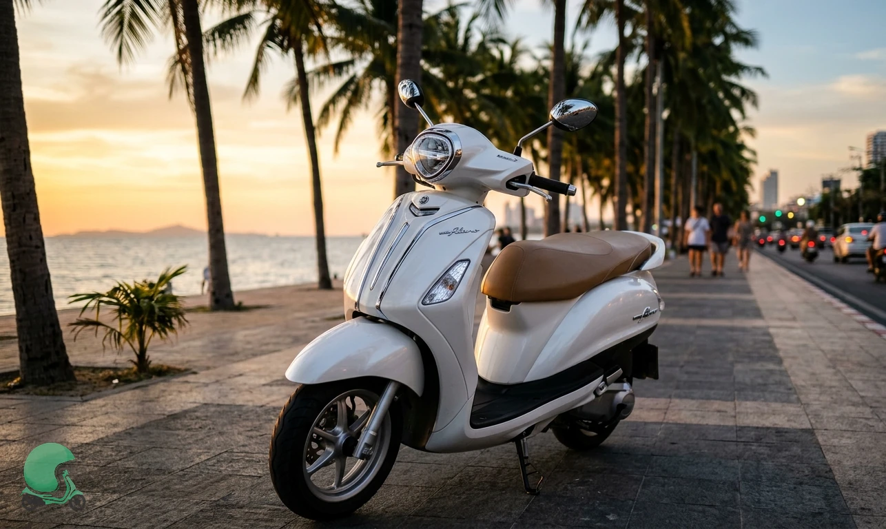 Exploring Pattaya by Yamaha Filano