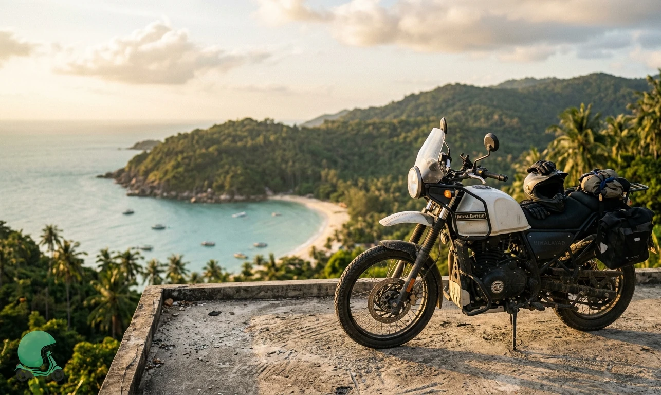 Ready to rent a bike in Koh Phangan