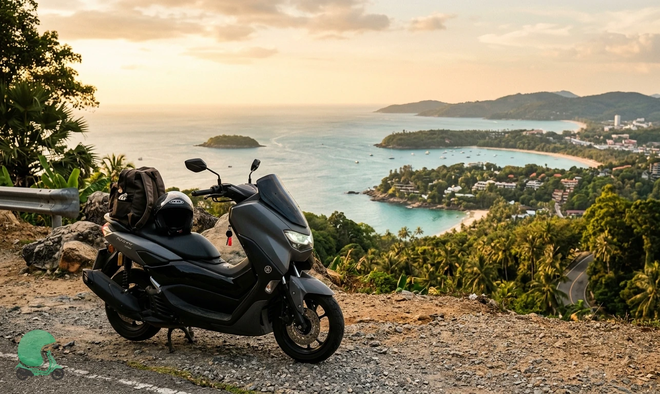 Ready to rent a scooter in Phuket