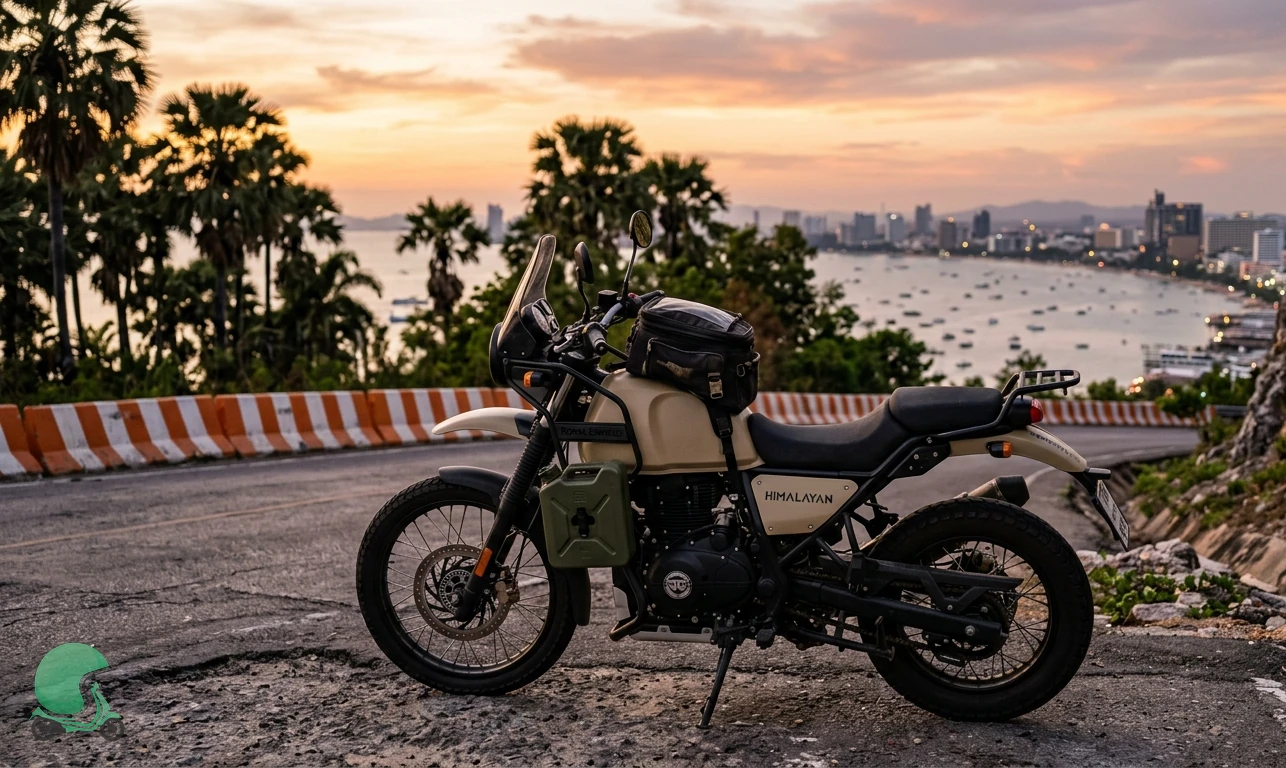 Ready to ride the Royal Enfield Himalayan in Pattaya