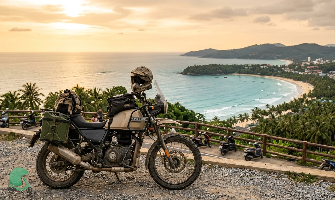 Ready to ride the Royal Enfield Himalayan in Phuket