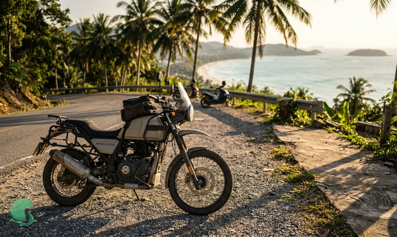 Ready to ride the Royal Enfield Himalayan in Koh Samui
