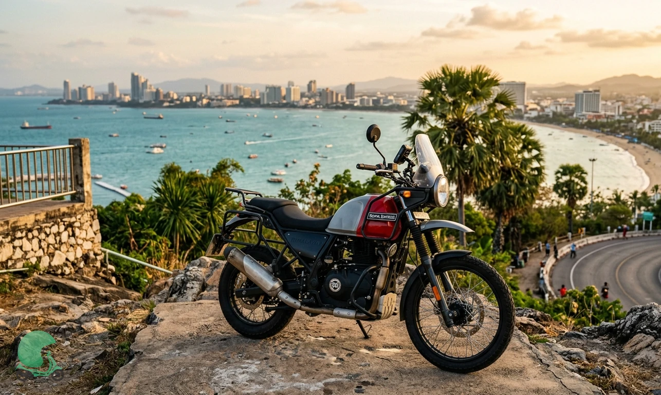 Royal Enfield Himalayan motorcycle for rent in Pattaya