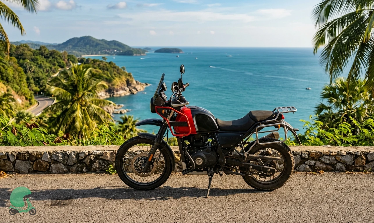 Royal Enfield Himalayan motorcycle for rent in Phuket