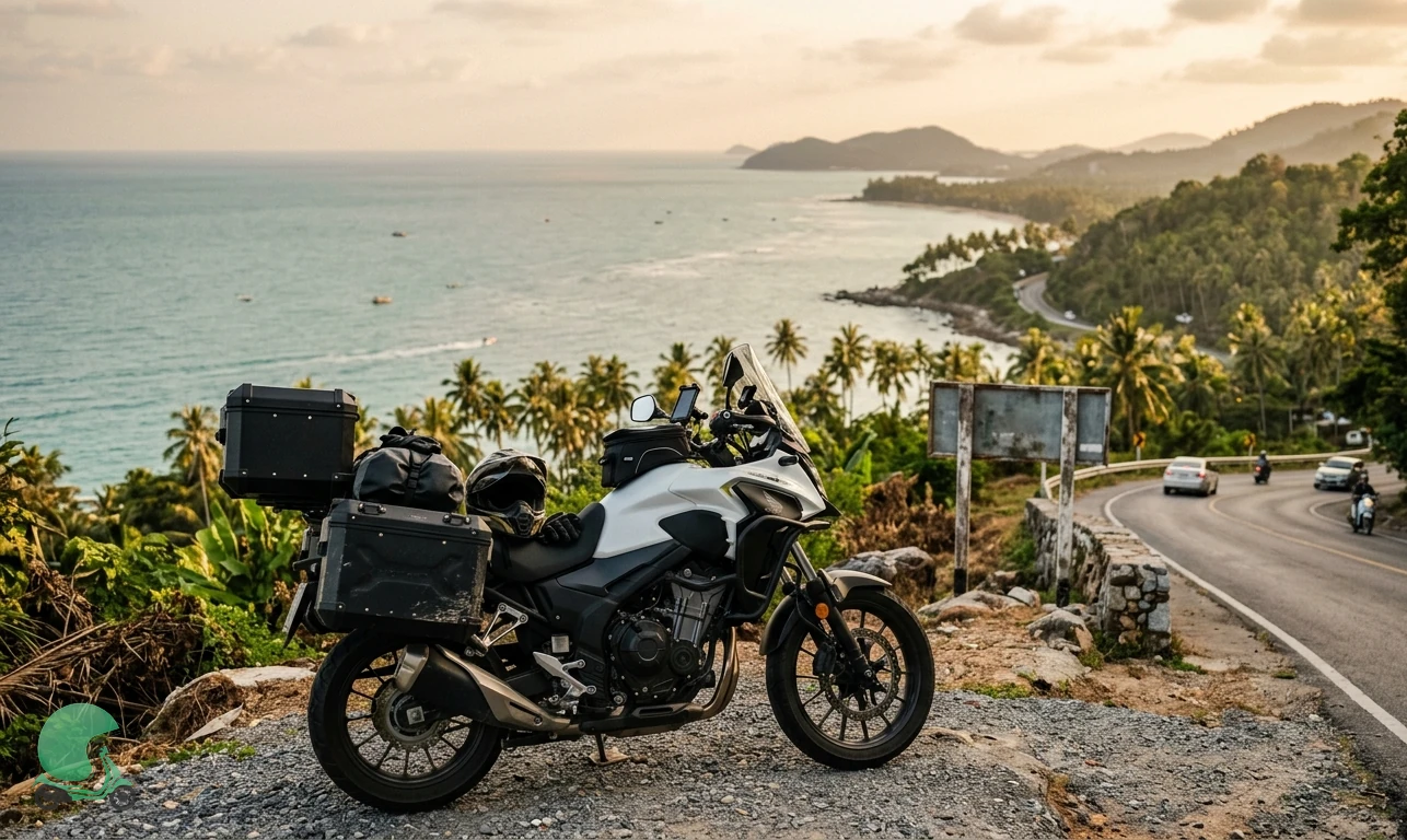 Ready to rent a bike in Koh Samui