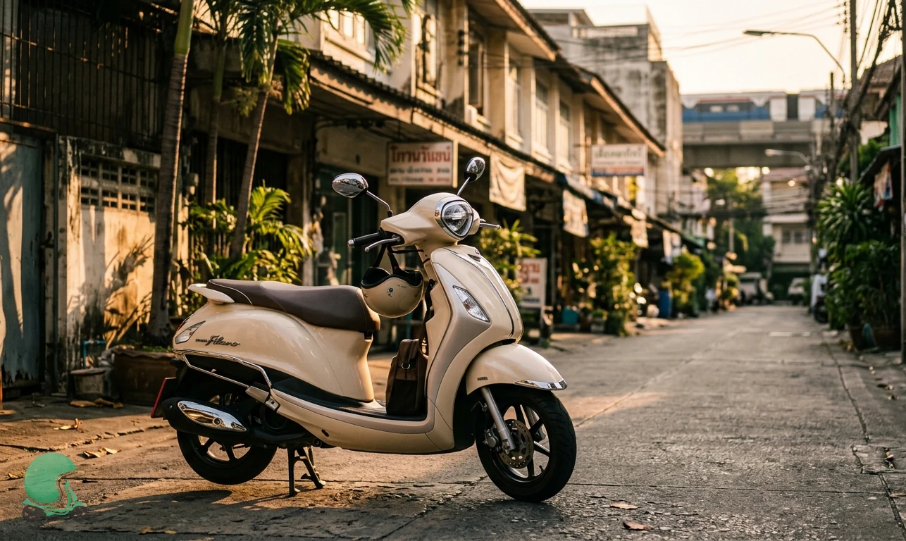 Ready to ride the Yamaha Filano in Bangkok