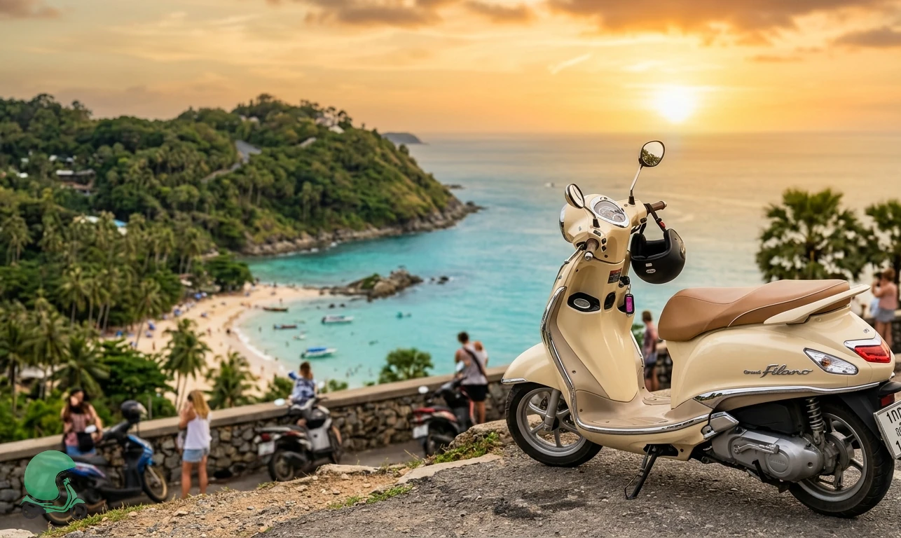 Ready to ride the Yamaha Filano in Phuket