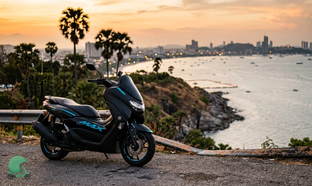 Ready to ride the Yamaha NMAX 155 in Pattaya