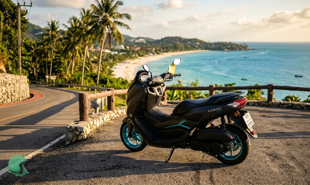 Ready to ride the Yamaha NMAX 155 in Koh Samui