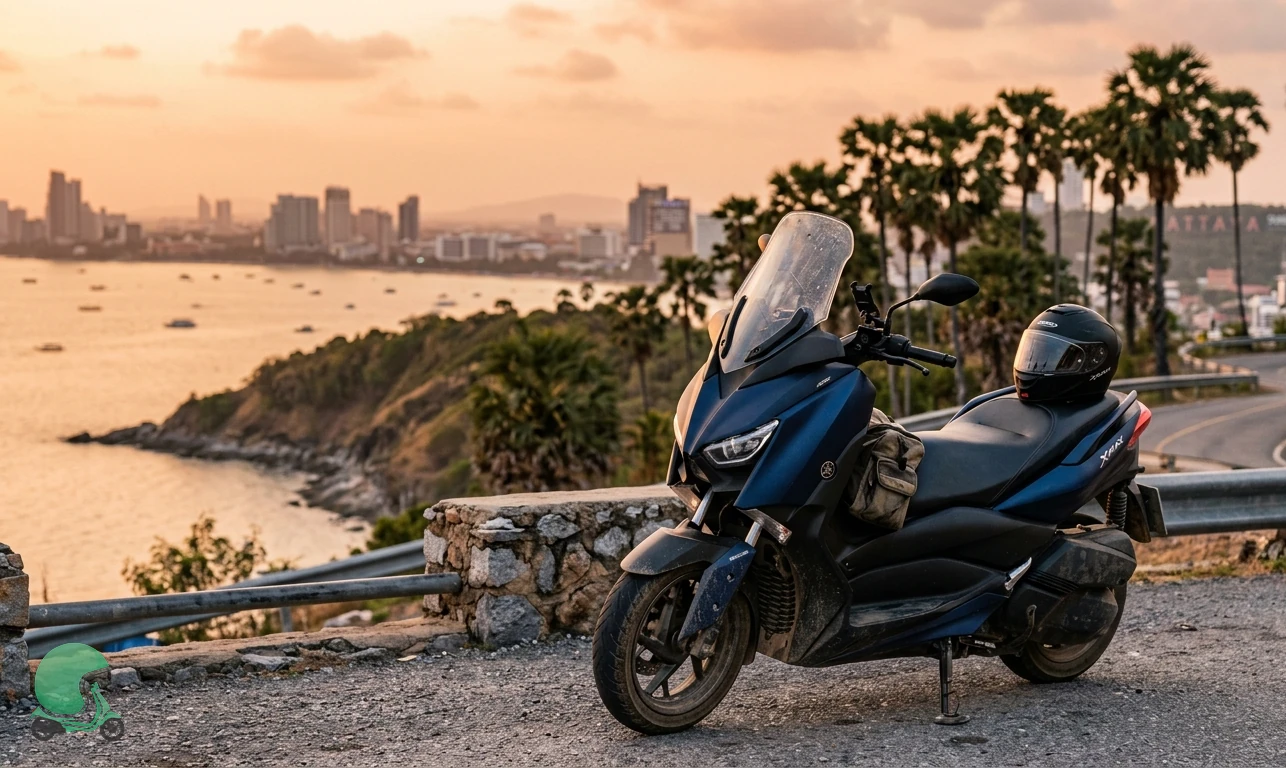 Ready to ride the Yamaha XMAX 300 in Pattaya