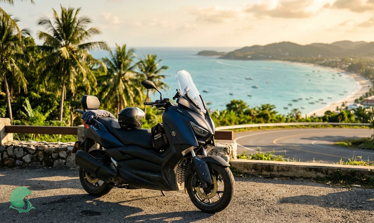 Ready to ride the Yamaha XMAX 300 in Koh Samui