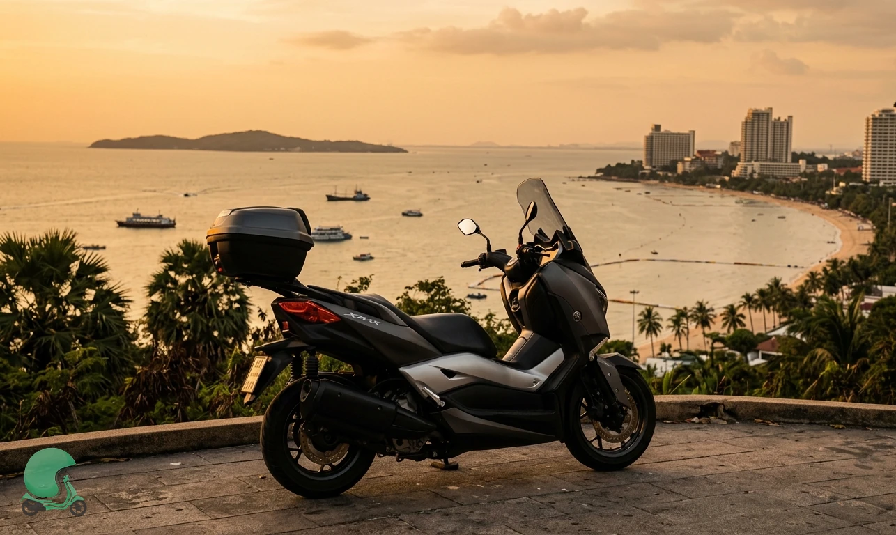 Yamaha XMAX 300 scooter for rent in Pattaya