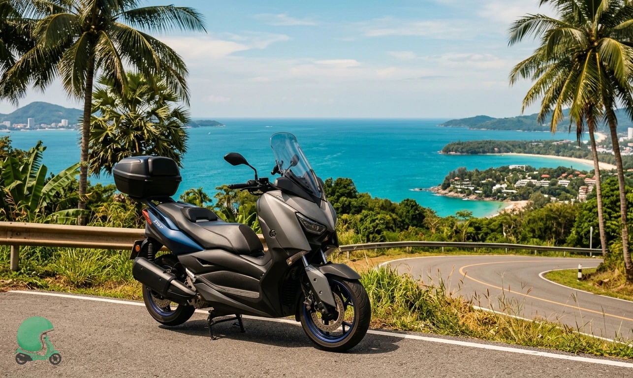 Yamaha XMAX 300 scooter for rent in Phuket